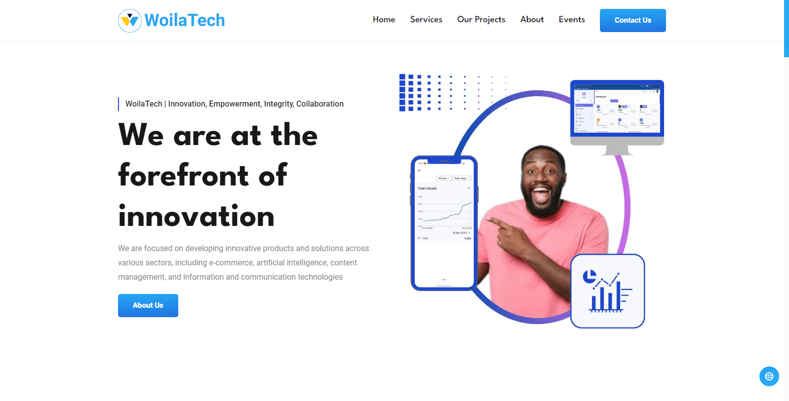 WoilaTech website